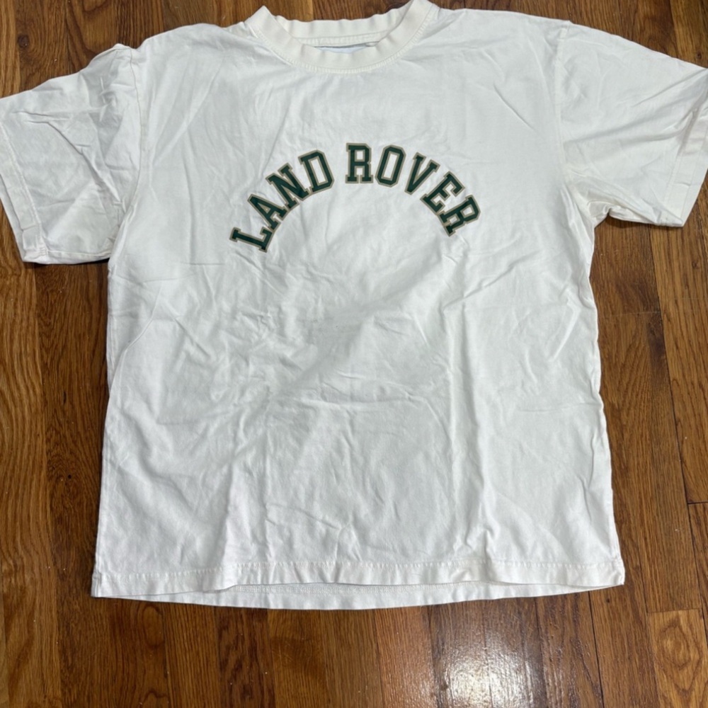 PacSun White and Green Short Sleeve Tee